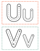 Alphabet Tracing Cards Worksheet thumbnail 12