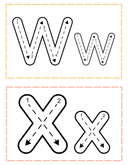 Alphabet Tracing Cards Worksheet thumbnail 13