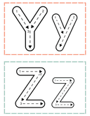 Alphabet Tracing Cards Worksheet thumbnail 14