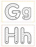Alphabet Tracing Cards Worksheet thumbnail 5