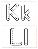 Alphabet Tracing Cards Worksheet thumbnail 7