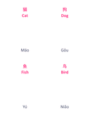 Chinese Flash Cards: Animals thumbnail 8