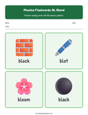 Elementary Phonics Flashcards Bl Blend thumbnail 2