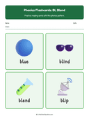 Elementary Phonics Flashcards Bl Blend thumbnail 4