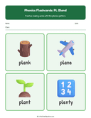 Elementary Phonics Flashcards Pl Blend thumbnail 4