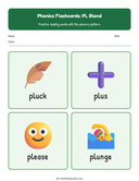Elementary Phonics Flashcards Pl Blend thumbnail 5