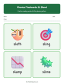 Elementary Phonics Flashcards Sl Blend thumbnail 4