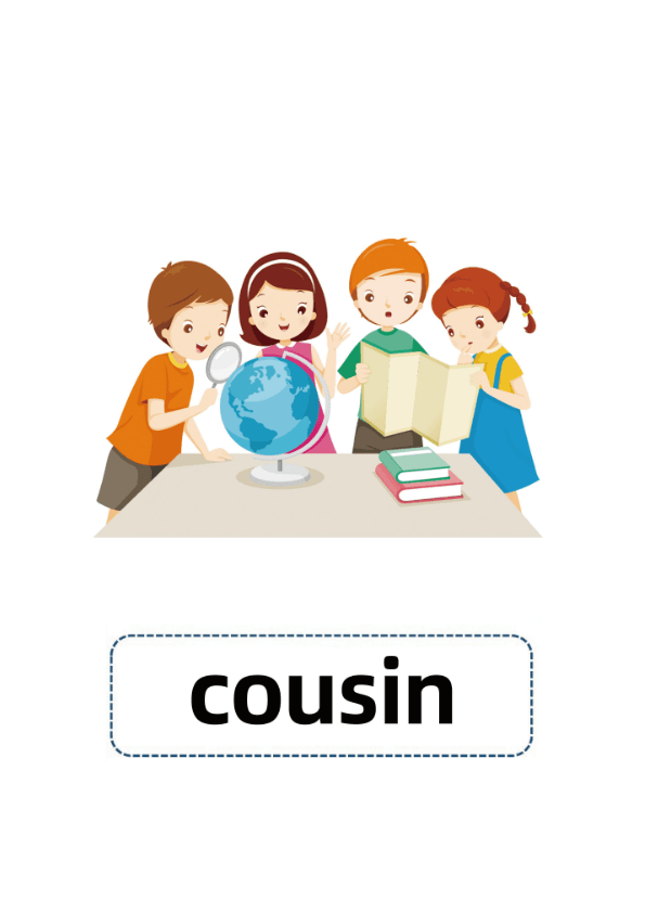Family Members Flash Cards