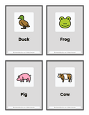 Kindergarten Animals Flash Cards thumbnail 2