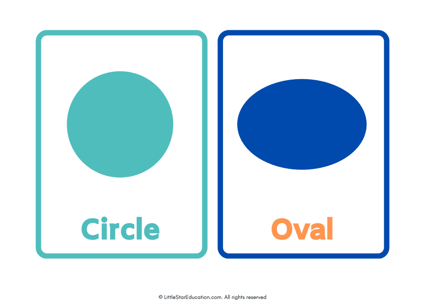 Learn the Shapes Flashcard Sheets