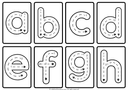 Lowercase Alphabet Tracing Flashcard thumbnail 1
