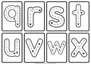 Lowercase Alphabet Tracing Flashcard thumbnail 3