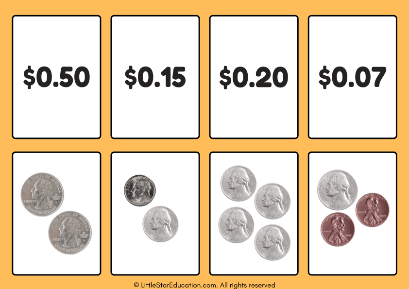 Money Flashcards  Us Coins