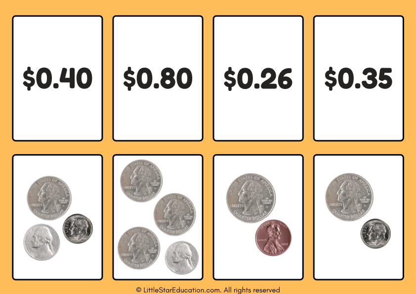 Money Flashcards  Us Coins