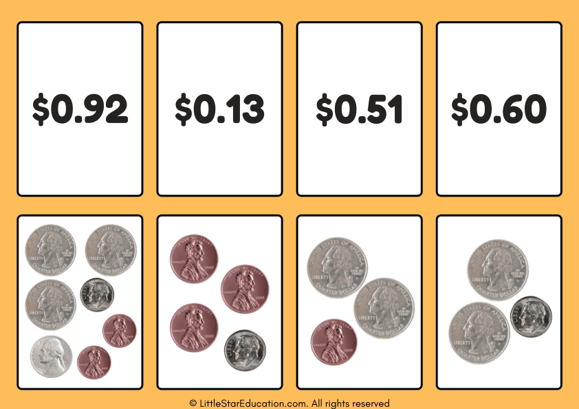 Money Flashcards  Us Coins
