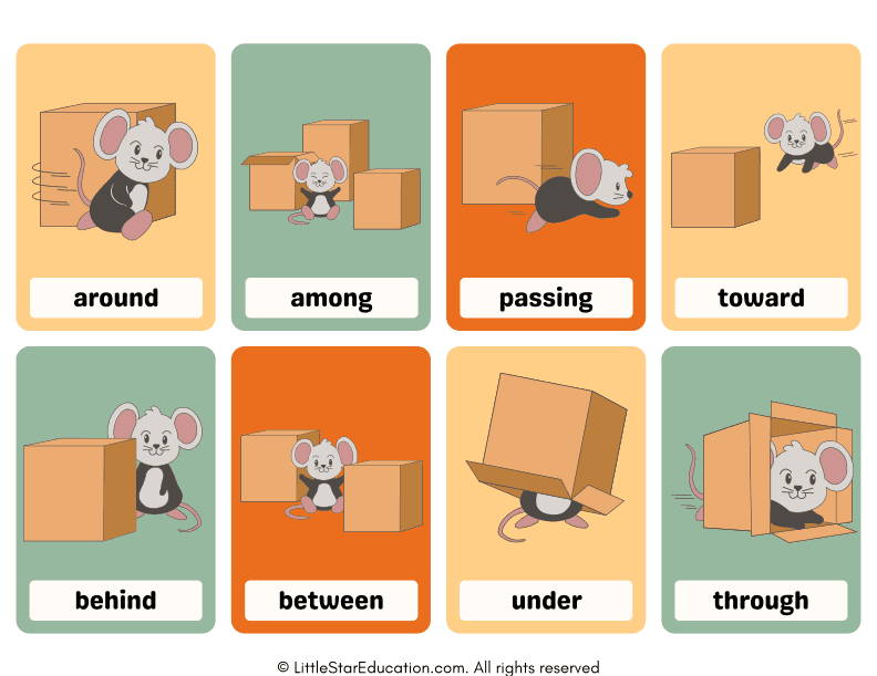 Prepositions Flashcards