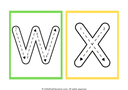 Uppercase Alphabet Tracing Flashcard thumbnail 12