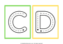 Uppercase Alphabet Tracing Flashcard thumbnail 2