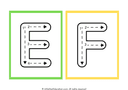 Uppercase Alphabet Tracing Flashcard thumbnail 3