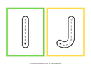 Uppercase Alphabet Tracing Flashcard thumbnail 5