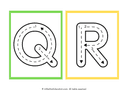 Uppercase Alphabet Tracing Flashcard thumbnail 9