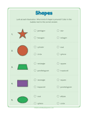2D Shapes Worksheet thumbnail 3