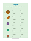 3D Shapes Worksheet thumbnail 5