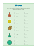3D Shapes Worksheet thumbnail 7