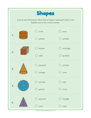 3D Shapes Worksheet thumbnail 9