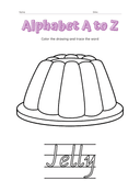 Alphabet a to Z Coloring Workbook thumbnail 10