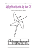Alphabet a to Z Coloring Workbook thumbnail 16