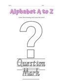 Alphabet a to Z Coloring Workbook thumbnail 17