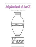 Alphabet a to Z Coloring Workbook thumbnail 22