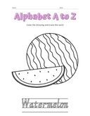 Alphabet a to Z Coloring Workbook thumbnail 23