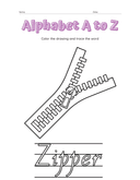 Alphabet a to Z Coloring Workbook thumbnail 26