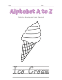 Alphabet a to Z Coloring Workbook thumbnail 9