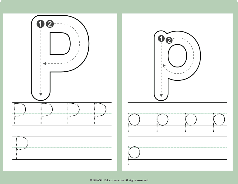 Alphabet Letter A to Z Tracing