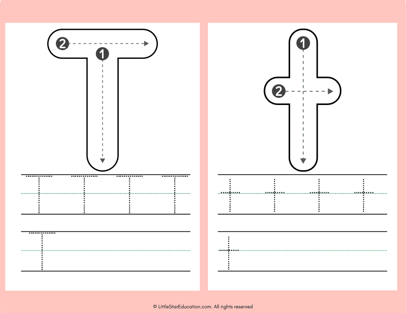 Alphabet Letter A to Z Tracing