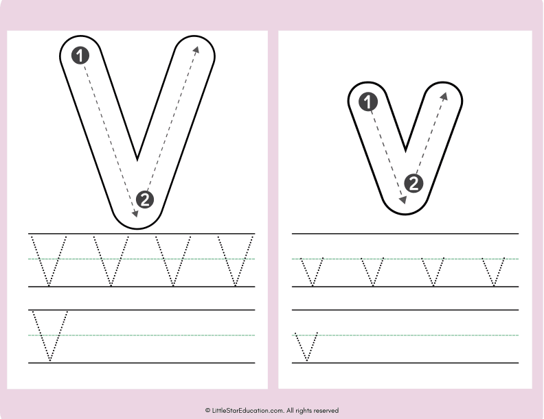 Alphabet Letter A to Z Tracing