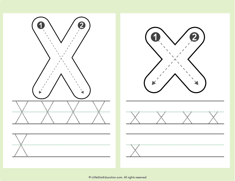 Alphabet Letter A to Z Tracing