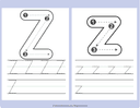 Alphabet Letter A to Z Tracing thumbnail 26