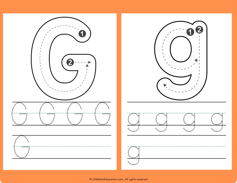 Alphabet Letter A to Z Tracing