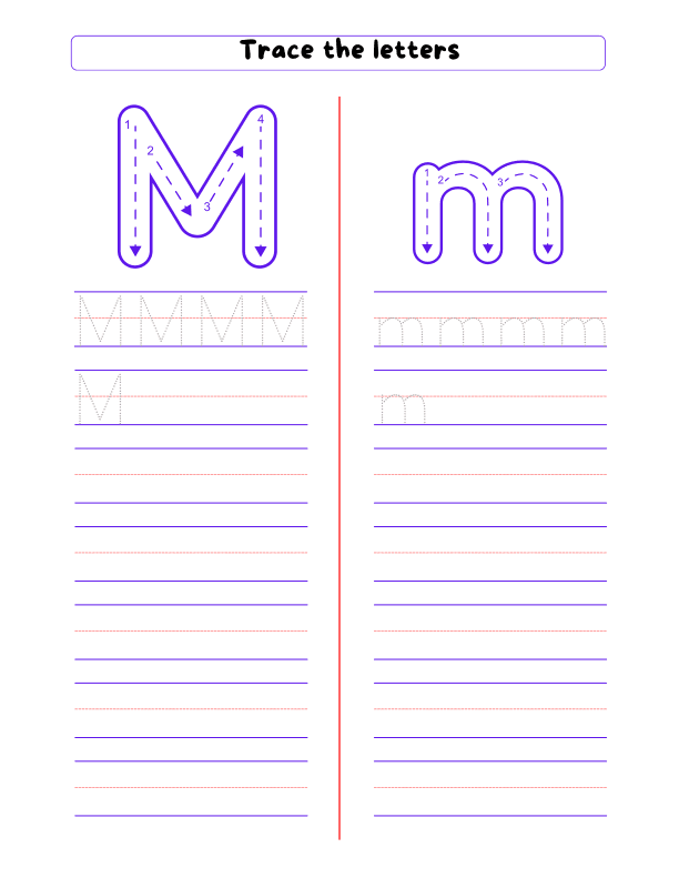 Alphabet Tracing Workbook Aa to Zz