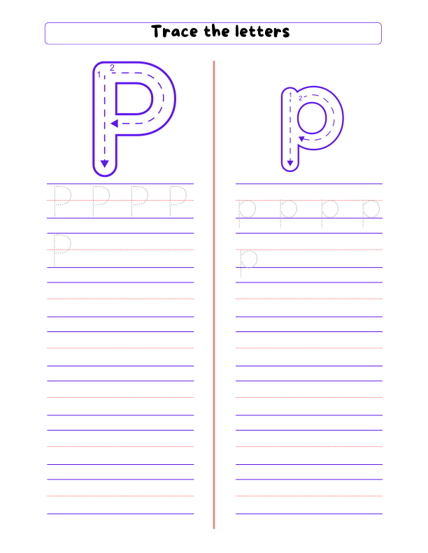 Alphabet Tracing Workbook Aa to Zz