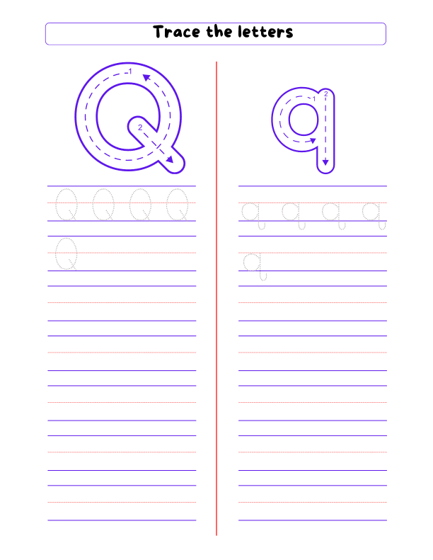 Alphabet Tracing Workbook Aa to Zz