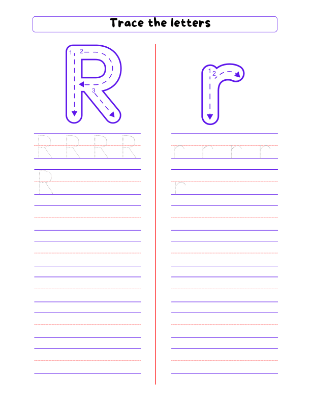 Alphabet Tracing Workbook Aa to Zz