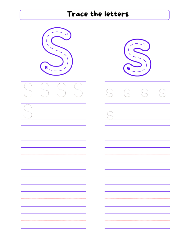 Alphabet Tracing Workbook Aa to Zz