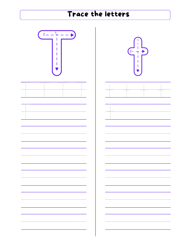 Alphabet Tracing Workbook Aa to Zz