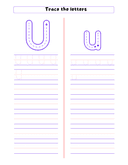 Alphabet Tracing Workbook Aa to Zz thumbnail 21