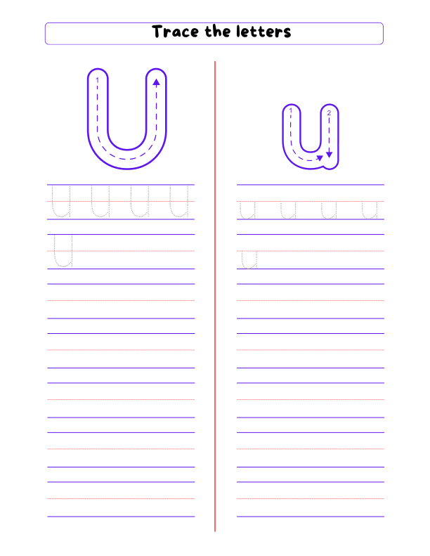 Alphabet Tracing Workbook Aa to Zz